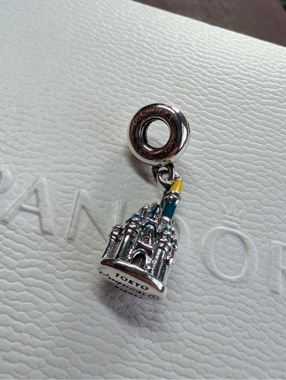 Pandora charm pendant bead Disney tokyo castle